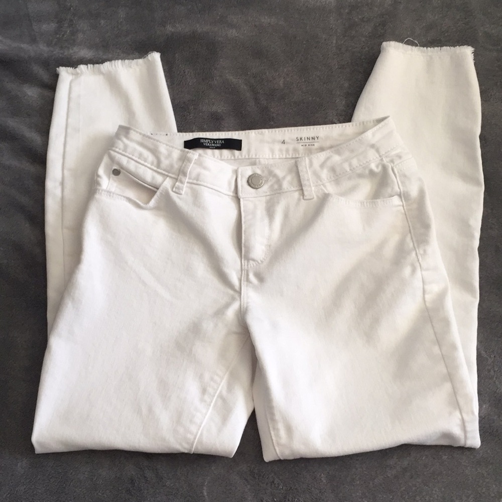 Simply Vera Wang White Denim